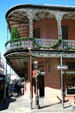 Double gallery building at 501 Royal St. at St. Louis. New Orleans, LA