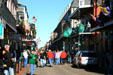 Activity on Bourbon Street. New Orleans, LA.