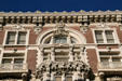Facade decorations of Norman Mayer Memorial Building. New Orleans, LA.