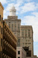 Hibernia Bank Building over Bank of Louisiana. New Orleans, LA.