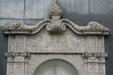 Portal of United Fruit Co. building with fruit cornucopias. New Orleans, LA.