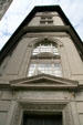 Diagonal entrance corner of New Orleans Cotton Exchange Building. New Orleans, LA.