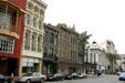 Heritage buildings along Canal Street at St. Charles. New Orleans, LA.