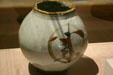 Stoneware Mingei jar by Kawai Kanjiro of Japan at New Orleans Museum of Art. New Orleans, LA.