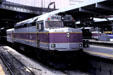 Boston commuter train. Boston, MA.