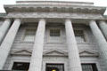 Classical Revival columns of Federal Building [now Middlesex Community College]. Lowell, MA.