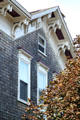 Italianate brackets of Mary Parker Howland House. New Bedford, MA.