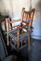 Great chair at Plimouth Plantation. Plymouth, MA.