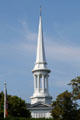 Tower of Sandwich First Church of Christ. Sandwich, MA.