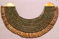 Ancient Egyptian beaded broad collar at Museum of Fine Arts. Boston, MA.