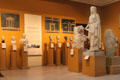 Collection of Roman portrait heads at Museum of Fine Arts. Boston, MA.