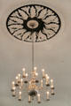 Chandelier in Old South Church. Boston, MA
