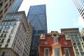 Old State House surrounded by towers of various times. Boston, MA.