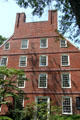 Massachusetts Hall was occupied by American Revolutionary Army. Cambridge, MA.