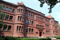 Sever Hall on Harvard Yard. Cambridge, MA.