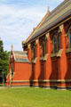 Buttresses of Memorial Hall. Cambridge, MA.