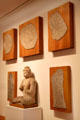 Chinese sandstone carvings at Harvard Art Museums. Cambridge, MA.