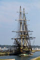 Rigging of Friendship of Salem. Salem, MA