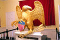 Original carved eagle from Salem Custom House Museum by NPS. Salem, MA.