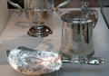 American silver fish server & Tankard by Edward Winslow at Peabody Essex Museum. Salem, MA.