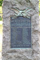 Memorial to men of Quincy who fought in American Revolution. Quincy, MA.