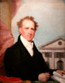 Josiah Quincy portrait by Gilbert Stuart at Museum of Fine Arts. Boston, MA.