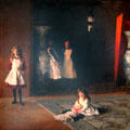 Daughters if Edward Darley Boit painting by John Singer Sargent at Museum of Fine Arts. Boston, MA.
