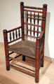 Great chair from Plymouth, MA at Museum of Fine Arts. Boston, MA.
