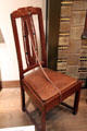 Dining chair for William R. Thorsen House of Pasadena, CA by Greene & Greene made by Hall Manuf. Co. at Museum of Fine Arts. Boston, MA.