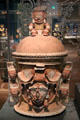 Mayan burial urn at Museum of Fine Arts. Boston, MA.
