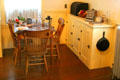 Kitchen table with cabinet at John F. Kennedy NHS. Boston, MA