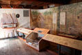 Early American history display at Concord Museum. Concord, MA.