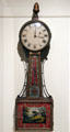 Patent timepiece by Joseph Dyar with case attrib. William Munroe of Concord at Concord Museum. Concord, MA.