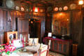 Dining room at Hammond Castle Museum. Gloucester, MA.