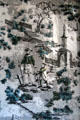 Chinese-patterned pagoda wallpaper at Jeremiah Lee Mansion. Marblehead, MA.