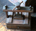 Press at Jeremiah Lee Mansion. Marblehead, MA.