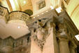 Eagle on neoclassical details in Naval Academy Memorial Hall. Annapolis, MD.