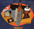 Bottle of Anis del Mono painting by Pablo Picasso at Detroit Institute of Arts. Detroit, MI.