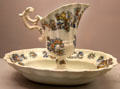 Tin-glazed earthenware ewer & basin prob. by Fauchier Manuf. of Marseilles, France at Detroit Institute of Arts. Detroit, MI.