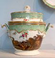 Porcelain ice cream coolers by Coalport Manuf. of Shropshire, England at Detroit Institute of Arts. Detroit, MI.