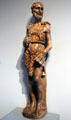 Terra cotta St John the Baptist attrib to Giovanni de Fondulis of Italy at Detroit Institute of Arts. Detroit, MI.