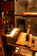 Printing press possibly used by Benjamin Franklin presented to USA during bicentennial celebrations in Gerald R. Ford Presidential Museum. Grand Rapids, MI.