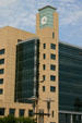 Clock tower of Federal Reserve Building. Minneapolis, MN.