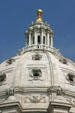 Dome details of Minnesota State Capitol. St. Paul, MN.