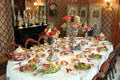 Dining room at Campbell House Museum. St. Louis, MO.