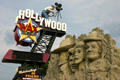 Hollywood Wax Museum Mt. Rushmore parody with country & western stars. Branson, MO.