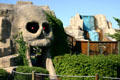Miniature golf course skull & waterfall. Branson, MO.
