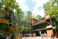 Amusement park architecture at Silver Dollar City. Branson, MO.