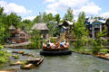 Water raft ride at Silver Dollar City. Branson, MO.