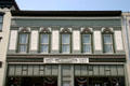 Pressed metal reliefs on heritage building. Hannibal, MO.